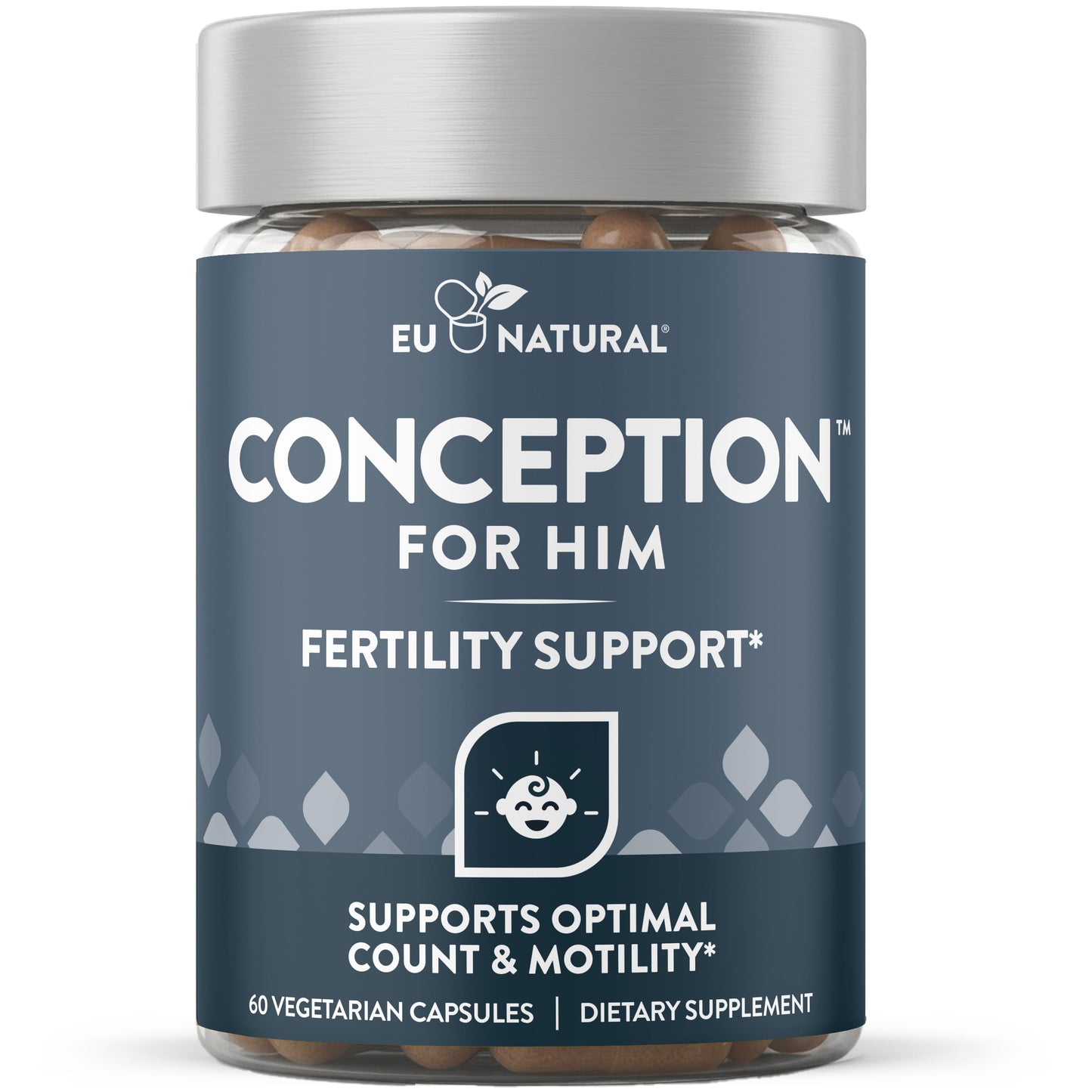 CONCEPTION FOR HIM  Fertility Aid & Multi w/ CoQ10 Eu Natural
